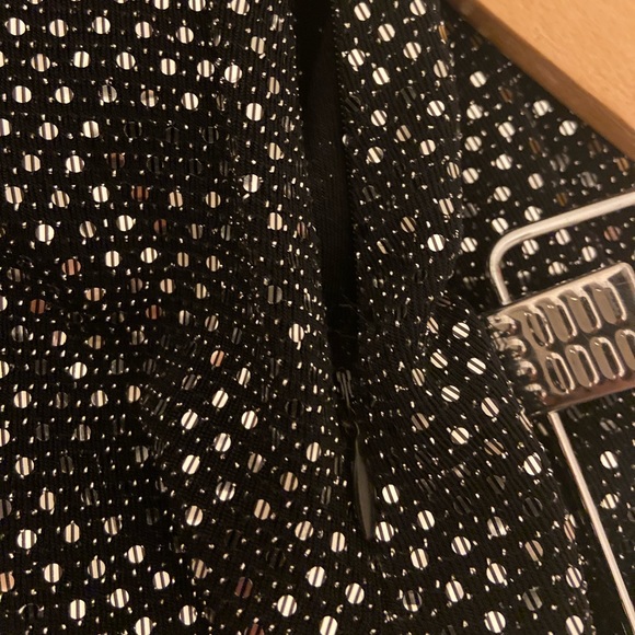 NWT Urban Outfitters Sparkly metallic skirt, elastic waistband with side zip! - Picture 9 of 11